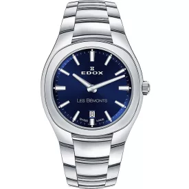   Edox 57004-3BUIN Les Bemonts női óra karóra 30mm 3ATM karóra