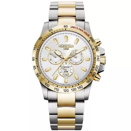 Roamer 861837 47 15 20 férfi óra karóra Rimini Kronográf Óra 45mm 10ATM karóra