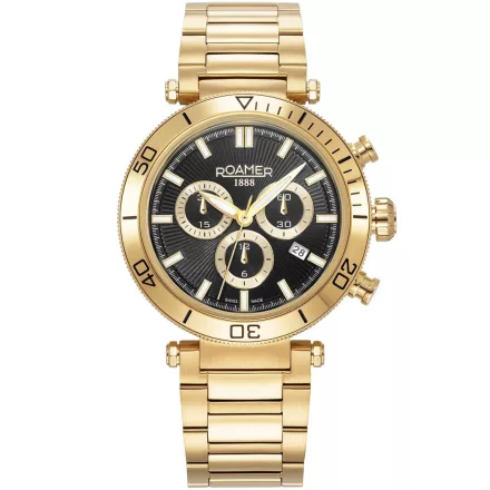 Roamer 994837 48 85 20 férfi óra karóra Toscana Kronográf Óra 43mm 5ATM karóra