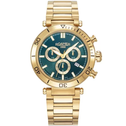 Roamer 994837 48 75 20 férfi óra karóra Toscana Kronográf Óra 43mm 5ATM karóra