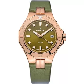   Edox 53020-37RC-VR Delfin Diver női óra karóra 38mm 20ATM karóra