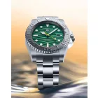 Paul Rich PR-46707 férfi óra karóra köves Bay smaragd Isle ezüst zöld 40mm 5ATM  karóra