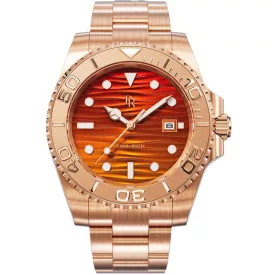   Paul Rich PR-46711 férfi óra karóra köves Bay Sunset strand fürdőruha rózsa arany narancssárga 40mm 5ATM  karóra