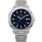 Paul Rich PR-46697 férfi óra karóra Mercer Aventurine ezüst kék 40,5 mm 5ATM   karóra