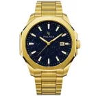 Paul Rich PR-46699 férfi óra karóra Mercer Aventurine Goldline kék 40,5 mm 5ATM  karóra