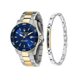   Maserati R8873600007 férfi óra karóra Competizione szett + Karkötő 43mm 10ATM karóra
