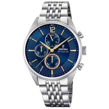 Festina F20285/3 Timeless Kronográf Óra 41mm 5ATM karóra