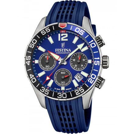 Festina F20517/1 Sport Kronográf Óra férfi karóra 44mm 10ATM