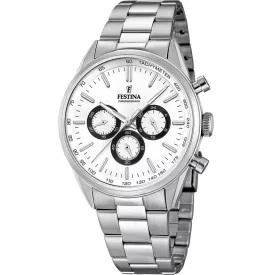   Festina F16820/Q Kronográf Óra férfi óra karóra 44mm 5ATM karóra
