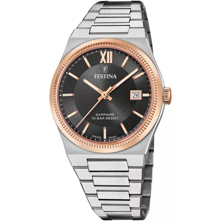 Festina F20036/3 férfi óra karóra Swiss Made RivÃ© 40mm 10ATM  karóra