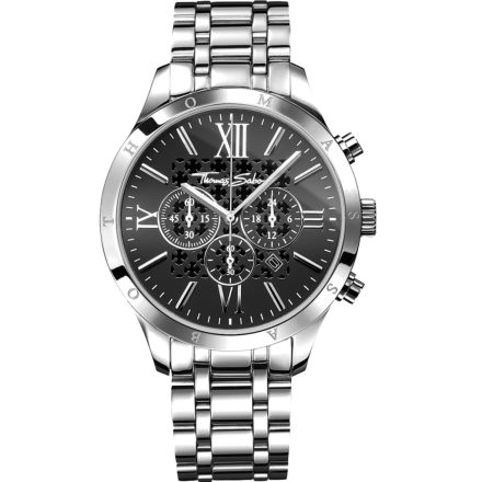 Thomas Sabo WA0015-201-203 Rebel Urban Kronográf Óra férfi karóra 43mm 5ATM