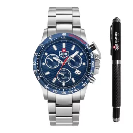   JDM Military Charlie ll JDM-WG017-02 férfi óra karóra Kronográf Óra ajándék szett