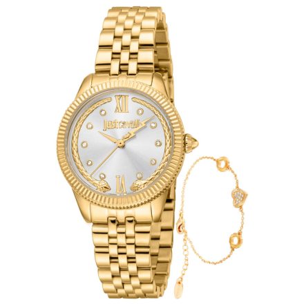 Just Cavalli szett női óra karóra arany