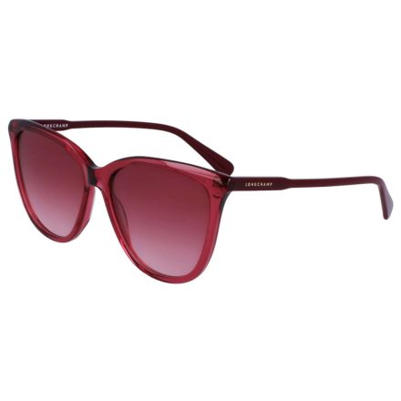 Longchamp női piros kerek napszemüveg