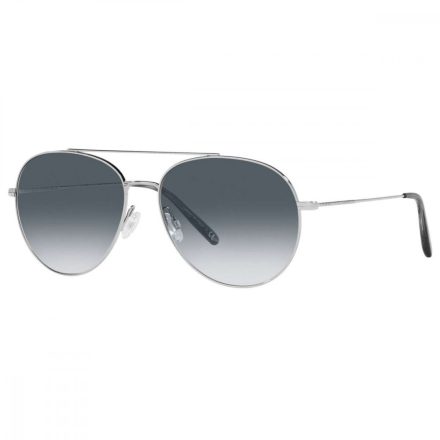 Oliver Peoples Unisex férfi női ezüst Aviator napszemüveg  