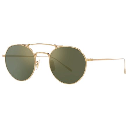 Oliver Peoples Unisex férfi női arany Aviator napszemüveg