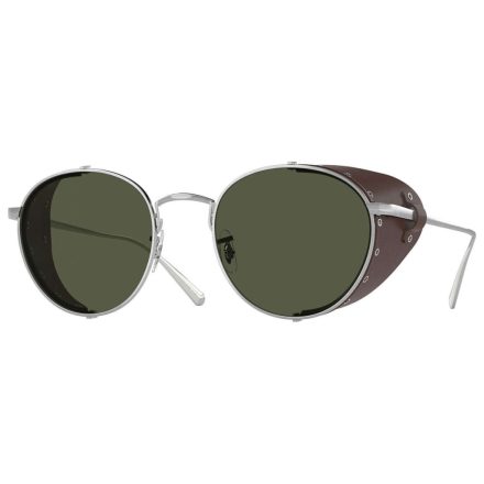 Oliver Peoples Unisex férfi női ezüst kerek napszemüveg