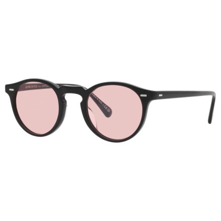 Oliver Peoples Unisex férfi női fekete kerek napszemüveg