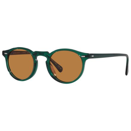 Oliver Peoples Unisex férfi női zöld kerek napszemüveg