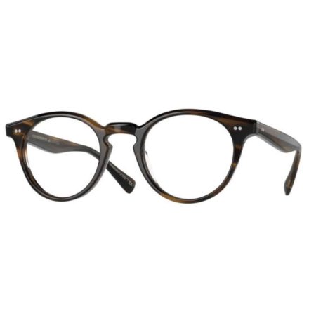 Oliver Peoples Unisex férfi női barna kerek optikai szemüvegkeret  