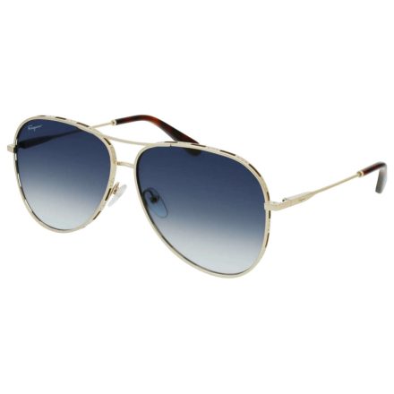 Ferragamo női sárga Aviator napszemüveg  