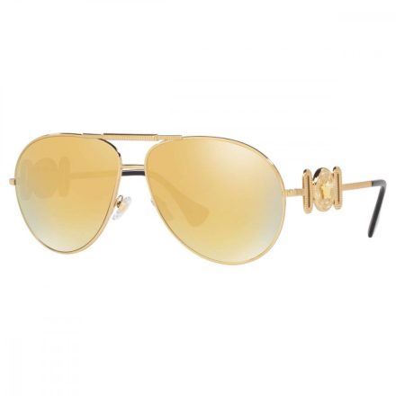 Versace Unisex férfi női arany Aviator napszemüveg