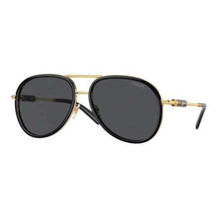 Versace Unisex férfi női fekete Aviator napszemüveg