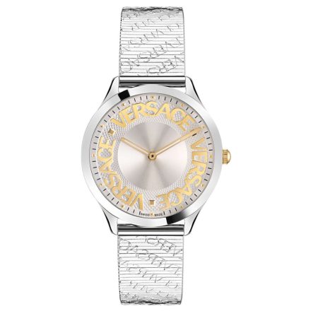 Versace Logo Halo női óra karóra ezüst
