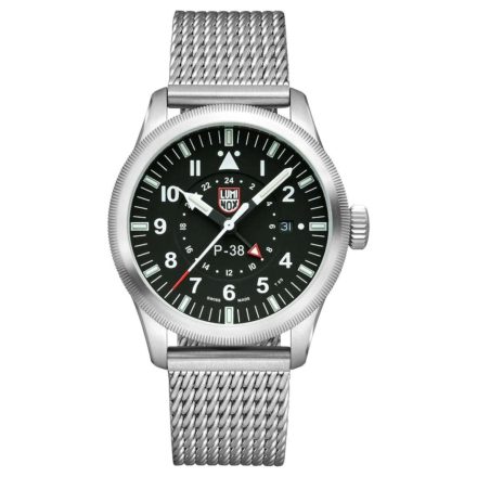 Luminox P-38 Lightning férfi óra karóra ezüst