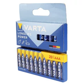 VARTA Longlife Power AAA, 20 darabos csomag