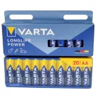 VARTA Longlife Power AA elemek, 20 darabos csomag