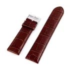 Carucci bőrszíj, 24 mm, sötétbarna 00000114