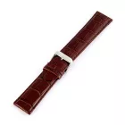 Carucci bőrszíj, 24 mm, sötétbarna 00000114