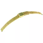 Steinmeister nemesacél óraszíj, aranyszínű, 12 mm