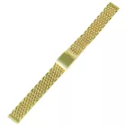 Steinmeister nemesacél óraszíj, aranyszínű, 12 mm