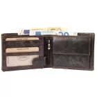 Akzent férfi pénztárca valódi bőrből, RFID védelemmel