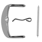 Steinmeister fém csatos zár, 24 mm, fényes