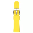 TW Steel szilikon óraszíj, sárga, 22 mm