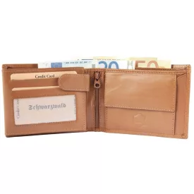 Schwarzwald valódi bőr pénztárca, barna 3000238-003