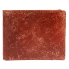 Akzent férfi pénztárca valódi bőrből, RFID, barna 3000259-002