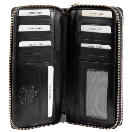 Just bőr pénztárca, RFID, díszdobozban