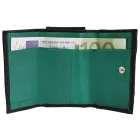 Excellanc valódi bőr mini pénztárca, fekete/olíva