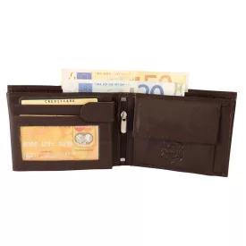 Steinmeister bőr pénztárca barna 3000426-002