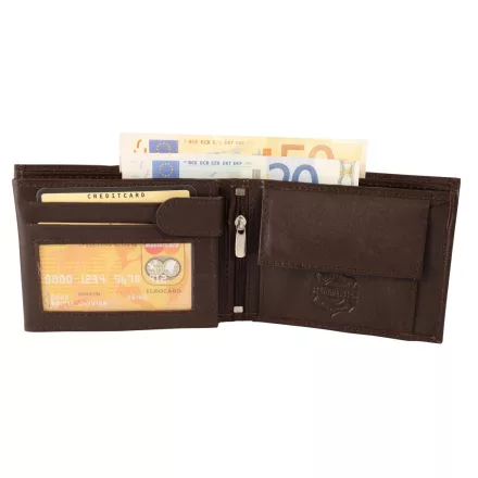 Steinmeister bőr pénztárca barna 3000426-002