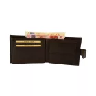 Steinmeister bőr pénztárca, barna Druckknopfverschluss 3000430-002
