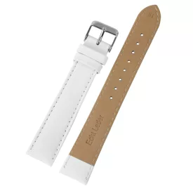 Steinmeister fehér valódi bőr óraszíj, 24 mm