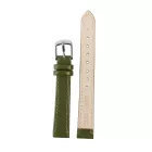 Steinmeister valódi bőrszíj, varrott, sötétzöld, 12 mm