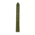 Steinmeister valódi bőrszíj, varrott, sötétzöld, 12 mm