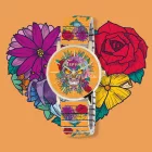 Raptor Frida Kahlo női karóra, rugalmas szíjjal