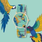 Raptor Frida Kahlo női karóra, rugós szíj Mehrfarbig RA10255-017